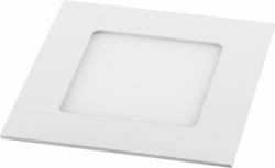 Светильник LED встраиваемый, квадрат, белый, 6W, 220V, нейтральный 4000К, 430Lm