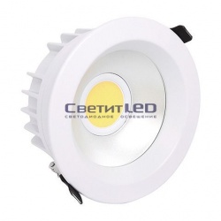 Светильник LED встраиваемый, круг, белый, 10W, 220V, нейтральный 4200К, 742Lm, HL696L WH