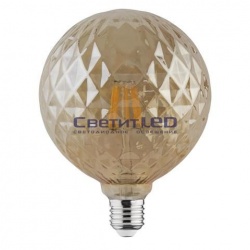 Лампа LED E27 (шар), 6W, 220V, теплый 2200К, 540Lm