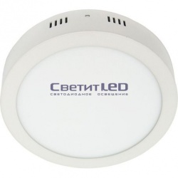 Светильник LED накладной, круг, белый, 18W, 220V, нейтральный 4000К, 1440Lm