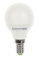 Лампа LED E14(шар), 3.5W, 220V, нейтральный 4000К, 300Lm