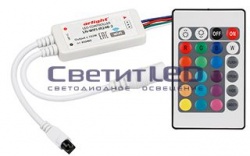 Контроллер RGB, 12/24V, 72/144W, WiFi + ИК ПУ, белый