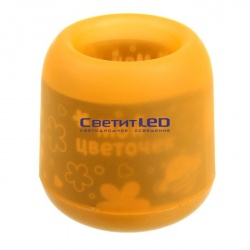 Светодиодный светильник-ночник "Мой цветочек", 7х7.5, желтый
