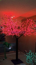 Дерево светодиодное "Вишня" Красное, 1728LED, 2.5х2м,  143W, 220V