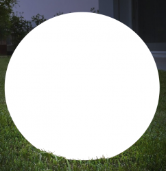 Шар-светильник D400мм, молочно-белый, Е27, IP65 (гермоввод)	