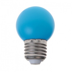 Лампа для Белт лайта E27, матовая, 220V, 2W, синяя