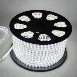 Лента LED, IP68, 220V, SMD2835, 6W/м, 60LED/м, белый холодный