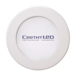 Светильник LED встраиваемый, круг, белый,18W, 220V, нейтральный 4200К, 1170Lm