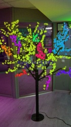 Дерево светодиодное "Вишня", RGB, 972LED, 1.9х1.5м, 71.3W