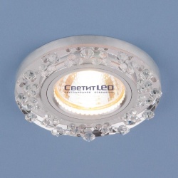 Точечный светильник (Спот) MR16 G5.3, зеркальный/серебро, стекло, 8260 MR16 SL