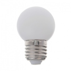 Лампа для Белт лайта E27, матовая, 220V, 1W, белая 