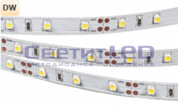 Лента LED, IP33, 12V, SMD5050, 14.4W/м, 60LED/м, белый нейтральный