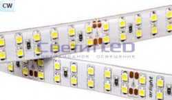 Лента LED, IP65, 24V, SMD3528, 19.2W/м, 240LED/м, белый холодный