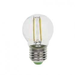 Лампа LED E27(шар), 5W, 220V, нейтральный 4000К, 450Lm, филаментная