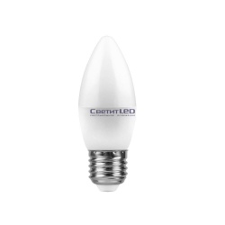 Лампа LED E27(свеча), 7W, 220V, нейтральный 4000K, 580Lm