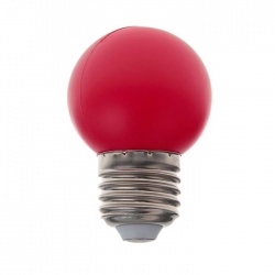 Лампа для Белт лайта E27, матовая, 220V, 2W, красный
