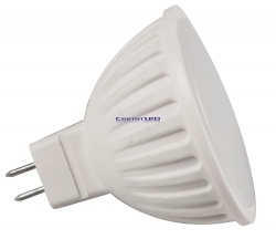 Лампа LED GU5,3(MR16), 7W, 220V, теплый 3000К, 580Lm