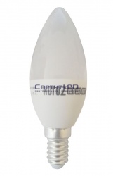 Лампа LED E14(свеча), 7W, 220V, теплый 3000К, 560Lm