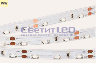 Лента LED, IP33, 12V, SMD335, 4.8W/м, 60LED/м, белый теплый, бокового свечения