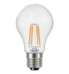 Лампа LED E27(груша), 10W, 220V, нейтральный 4500К, 920Lm, филаментная